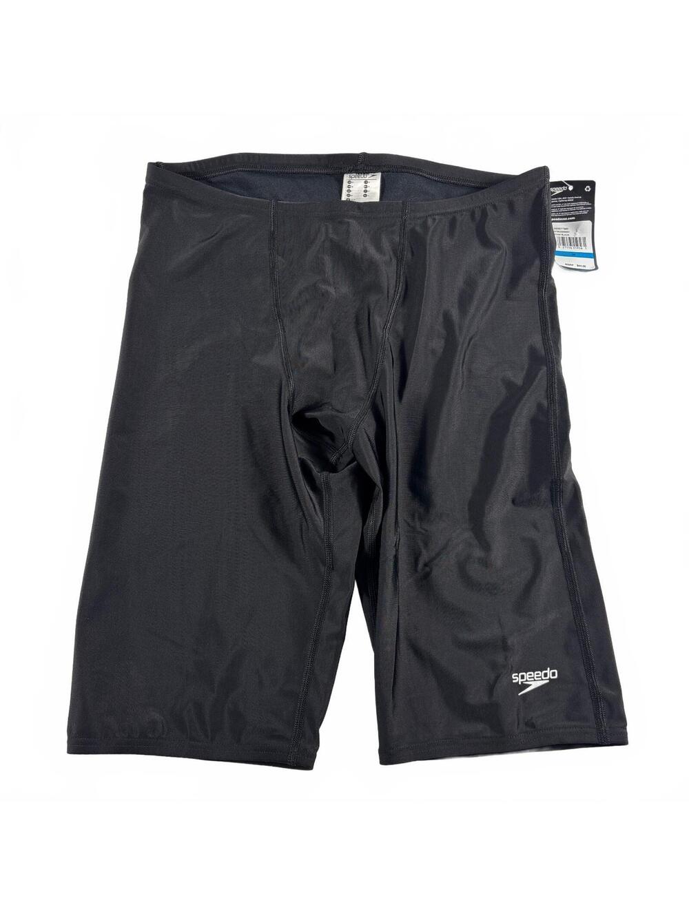 Speedo Men's Team Black Jammer Eco ProLT Swimsuit 36/XL NWT